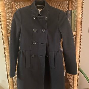 Black banana republic coat